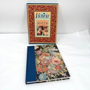 Victoria No Friend Like A Sister Floral Journal VTG Gift in Box Book Inscribed**